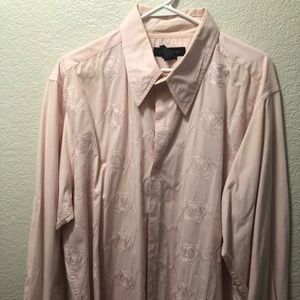 JF LS Pink Dress/Club Shirt - XL